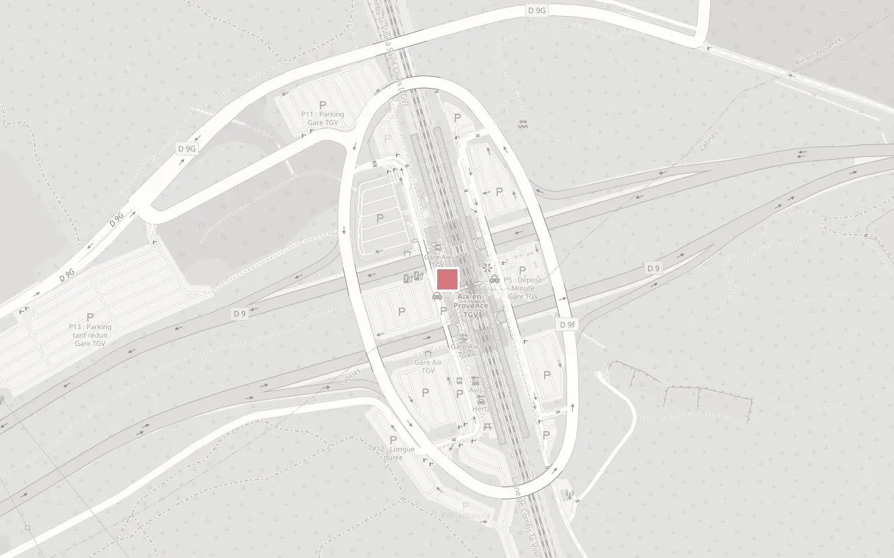 Plan du quartier — BO&MIE Aix-en-Provence TGV