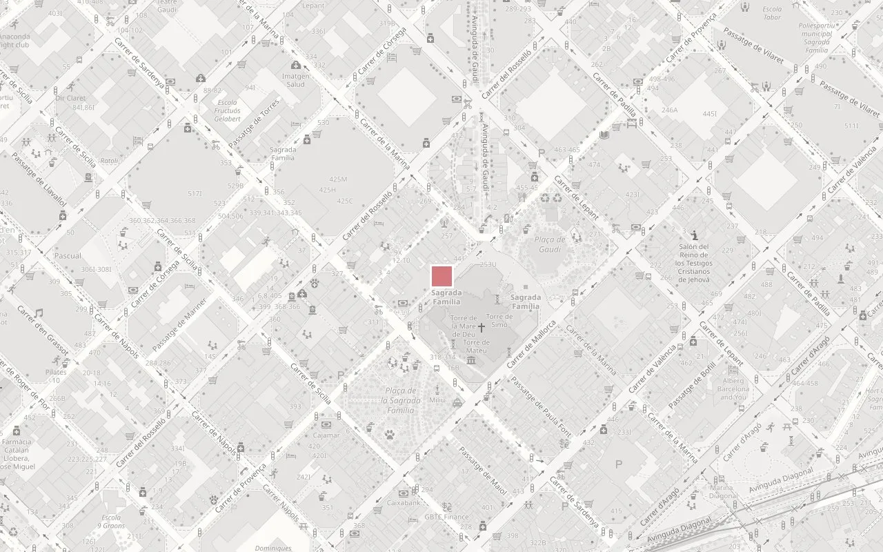 Plan du quartier — BO&MIE Barcelona