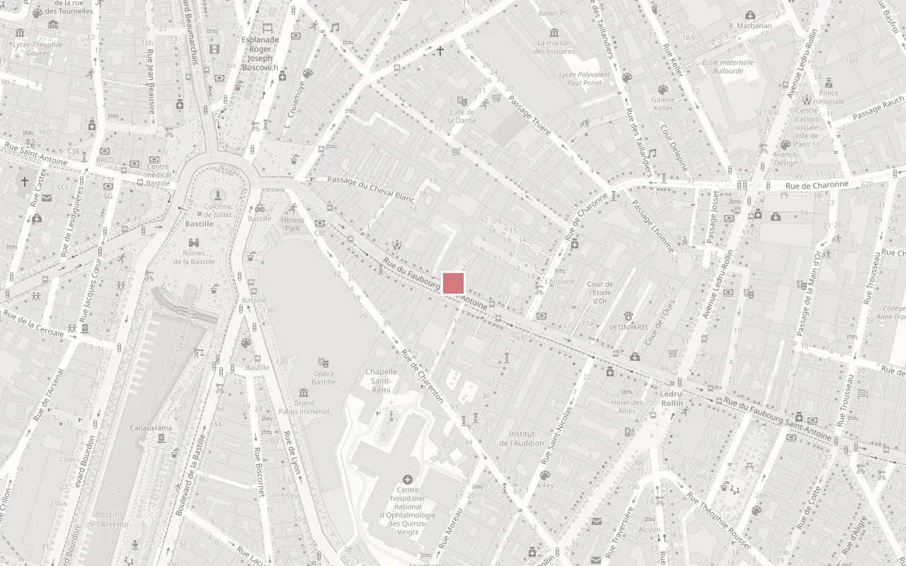Plan du quartier — BO&MIE Bastille