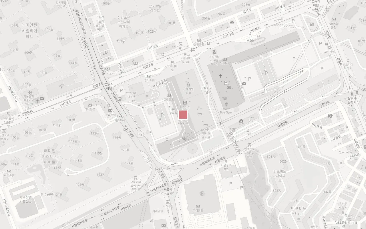 Plan du quartier — BO&MIE Seoul